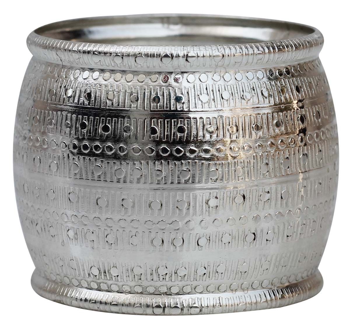 Wholesale Napkin Rings - Metal Napkin Rings - Nickel Plated - Engraved Patterns - Dining Table Accessories